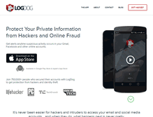 Tablet Screenshot of getlogdog.com